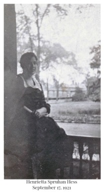 Henrietta Spruhan Hess Sept 17 1921